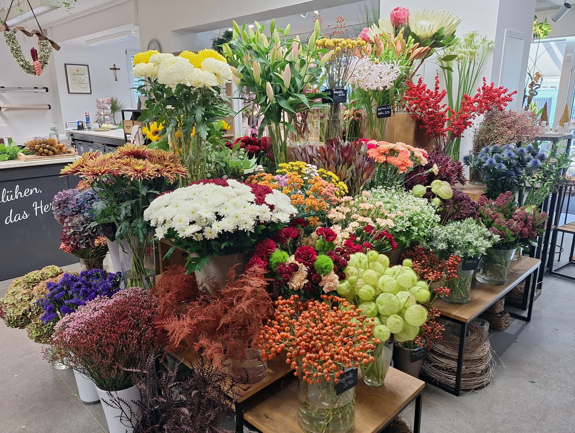 Floristik und Sträuße im Blumenstüberl